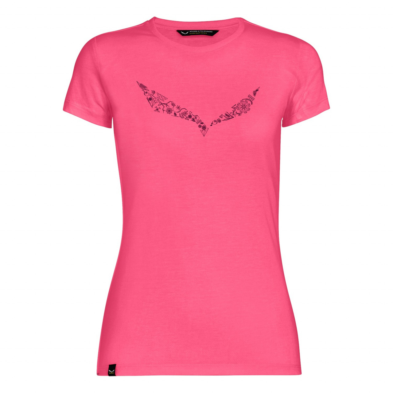 Camisetas Salewa Solidlogo Dri-Release® Mujer Rosas Mexico (HQ1230856)